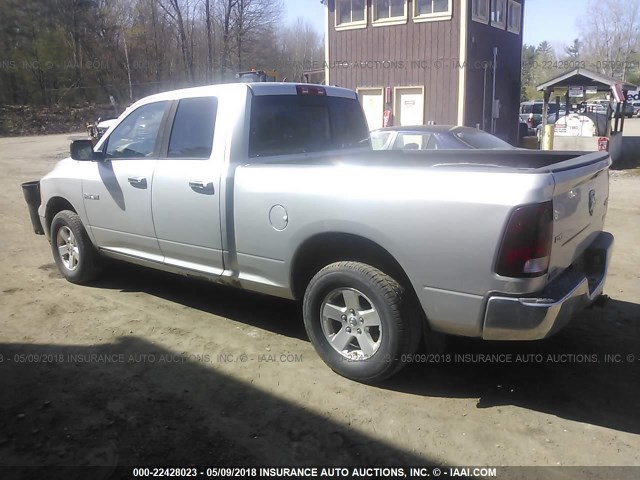 1D3HV18P89S804583 - 2009 DODGE RAM 1500 SILVER photo 3