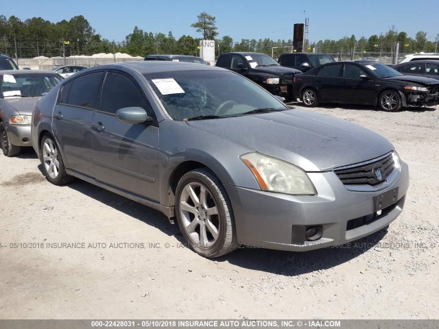 1N4BA41E08C838956 - 2008 NISSAN MAXIMA SE/SL GRAY photo 1