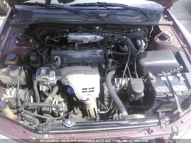 4T1BG22K0VU093970 - 1997 TOYOTA CAMRY CE/LE/XLE 勃艮第红 照片 10