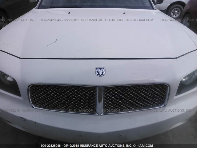 2B3KA43G07H785276 - 2007 DODGE CHARGER SE/SXT WHITE photo 6