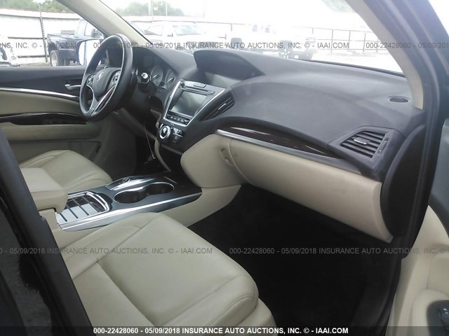 5FRYD4H46GB058999 - 2016 ACURA MDX TECHNOLOGY BLACK photo 5