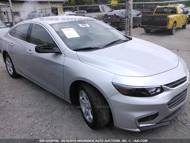 1G1ZB5STXGF232093 - 2016 CHEVROLET MALIBU LS 银色 照片 1