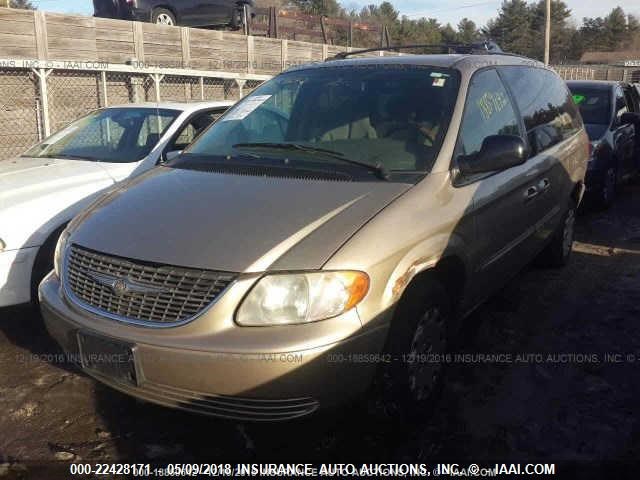 2C4GP44R43R344466 - 2003 CHRYSLER TOWN & COUNTRY LX Champagne photo 2