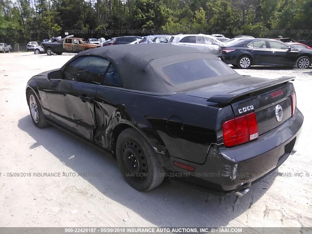 1ZVHT85H165203284 - 2006 FORD MUSTANG GT BLACK photo 3
