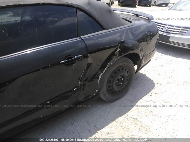 1ZVHT85H165203284 - 2006 FORD MUSTANG GT BLACK photo 6