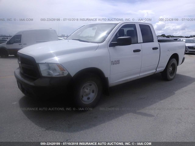 1C6RR7FP0DS508559 - 2013 RAM 1500 ST WHITE photo 2