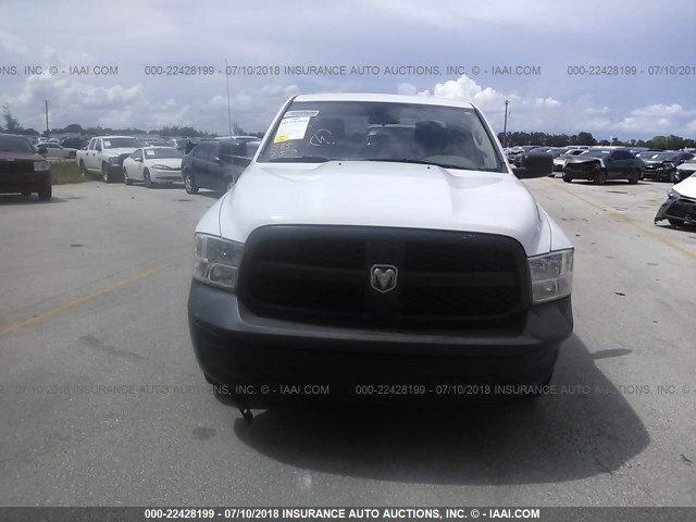 1C6RR7FP0DS508559 - 2013 RAM 1500 ST WHITE photo 6