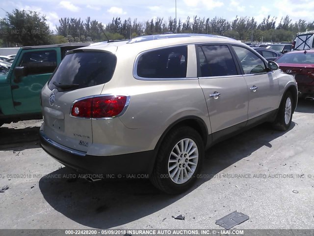 5GAKRAED2CJ170862 - 2012 BUICK ENCLAVE Champagne photo 4
