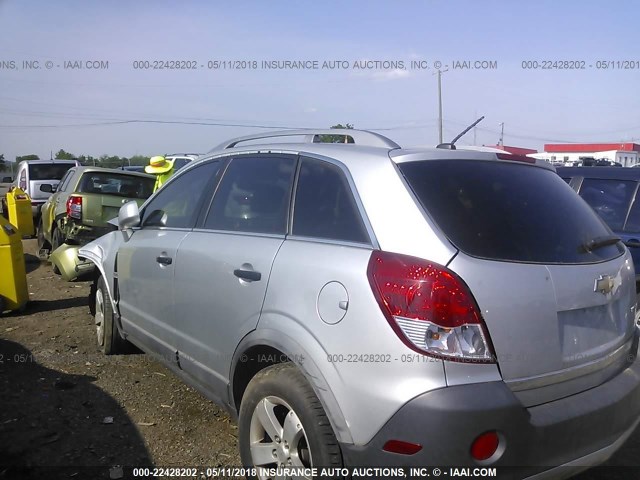 3GNAL2EK3CS603241 - 2012 CHEVROLET CAPTIVA SPORT/LS SILVER photo 3