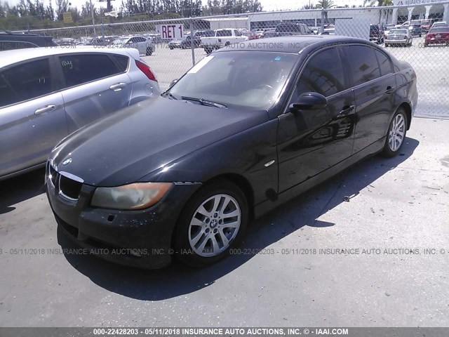 WBAVC93567KX59109 - 2007 BMW 328 XI BLACK photo 2