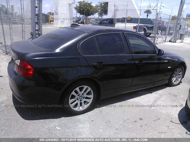 WBAVC93567KX59109 - 2007 BMW 328 XI BLACK photo 4