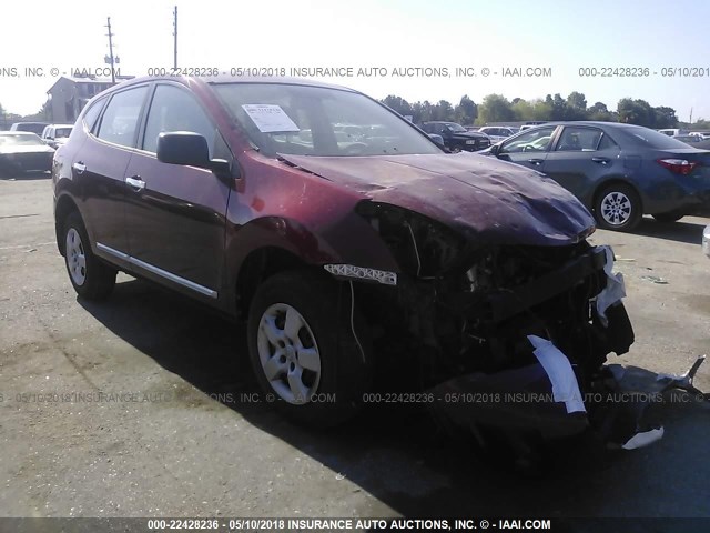 JN8AS5MV9FW261591 - 2015 NISSAN ROGUE SELECT S RED photo 1