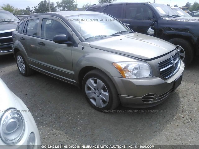 1B3HB48B57D268525 - 2007 DODGE CALIBER SXT BROWN photo 1