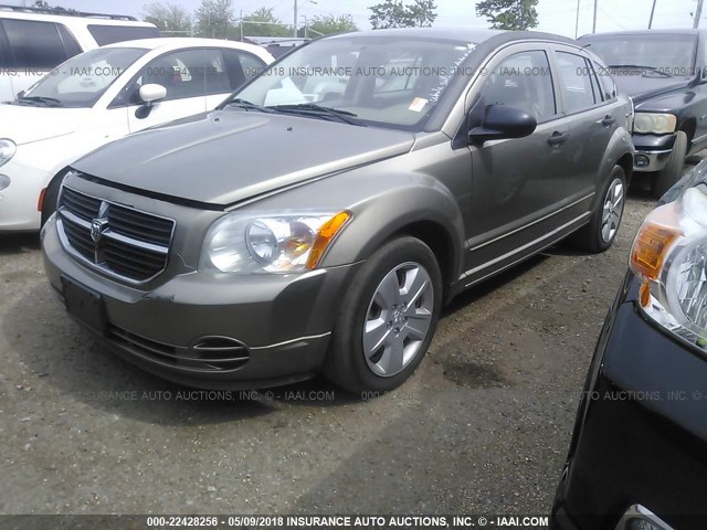 1B3HB48B57D268525 - 2007 DODGE CALIBER SXT BROWN photo 2