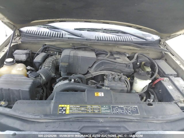1FMZU62K33UA92078 - 2003 FORD EXPLORER XLS/XLS SPORT GOLD photo 10