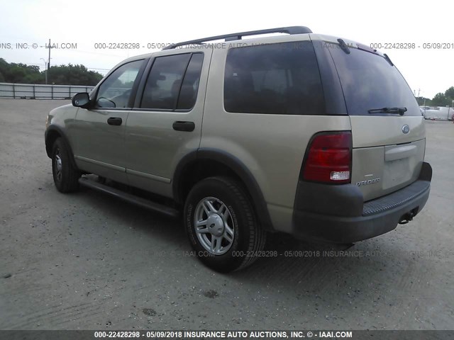 1FMZU62K33UA92078 - 2003 FORD EXPLORER XLS/XLS SPORT GOLD photo 3