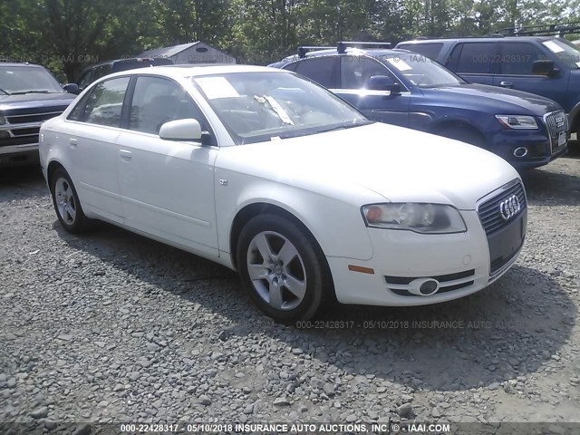 WAUAF78E86A256950 - 2006 AUDI A4 2/TURBO WHITE photo 1