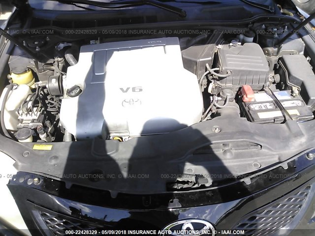 4T1BK3EKXBU124346 - 2011 TOYOTA CAMRY SE/LE/XLE Қара фото 10