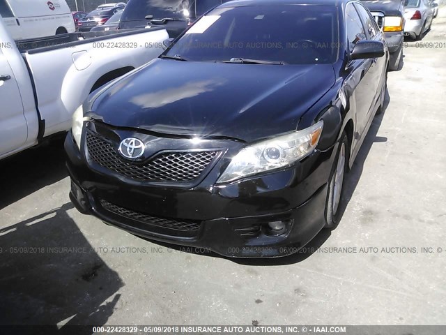 4T1BK3EKXBU124346 - 2011 TOYOTA CAMRY SE/LE/XLE Қара фото 6