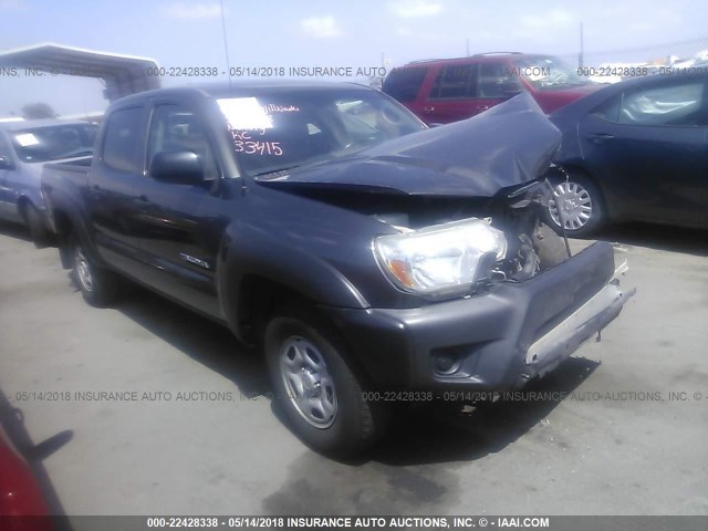 5TFJX4CN0CX016113 - 2012 TOYOTA TACOMA DOUBLE CAB 灰色 照片 1