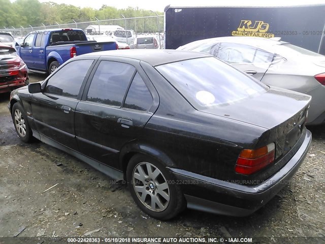 4USCD8324TLC70667 - 1996 BMW 318 I AUTOMATIC BLACK photo 3