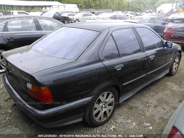 4USCD8324TLC70667 - 1996 BMW 318 I AUTOMATIC BLACK photo 4