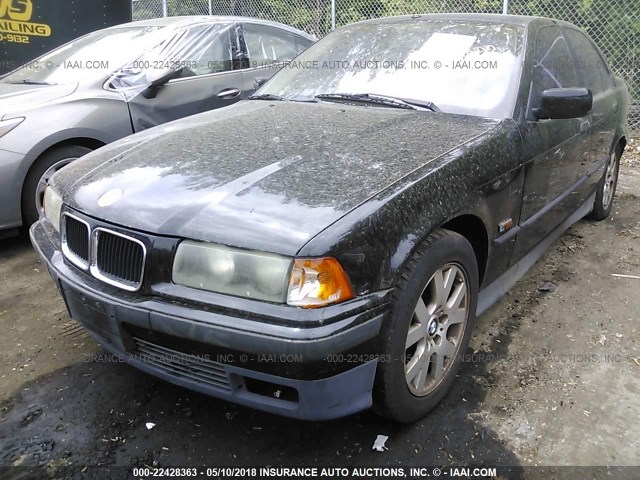 4USCD8324TLC70667 - 1996 BMW 318 I AUTOMATIC BLACK photo 6