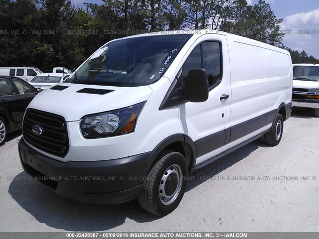 1FTYR2ZM9HKA61177 - 2017 FORD TRANSIT T-250 WHITE photo 2