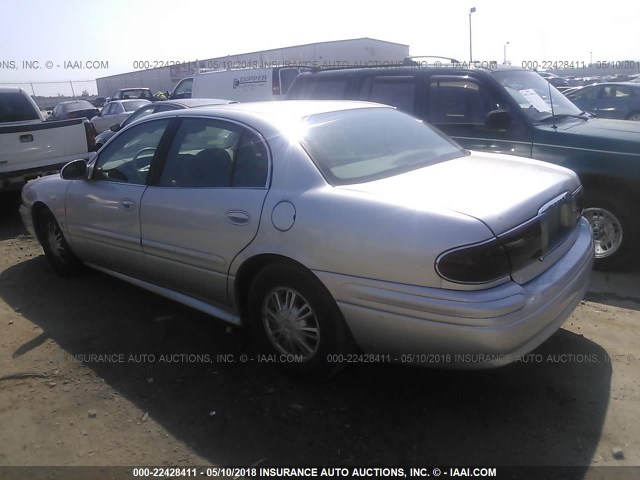 1G4HP52K634198778 - 2003 BUICK LESABRE CUSTOM SILVER photo 3