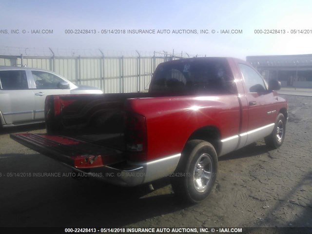 1D7HA16K13J623856 - 2003 DODGE RAM 1500 ST RED photo 4