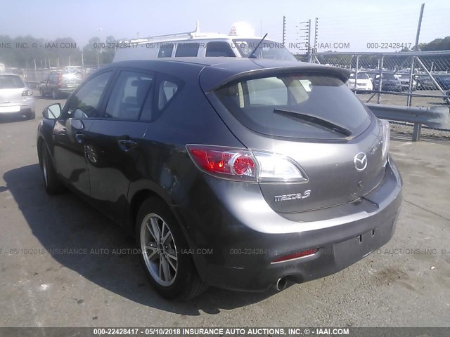 JM1BL1L84C1643232 - 2012 MAZDA 3 GRAY photo 3