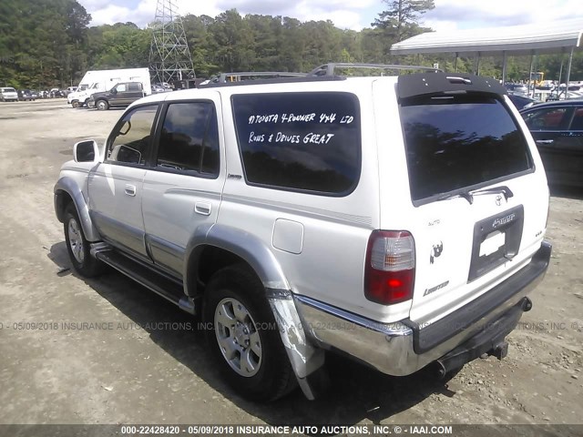 JT3HN87R6V0079645 - 1997 TOYOTA 4RUNNER LIMITED WHITE photo 3