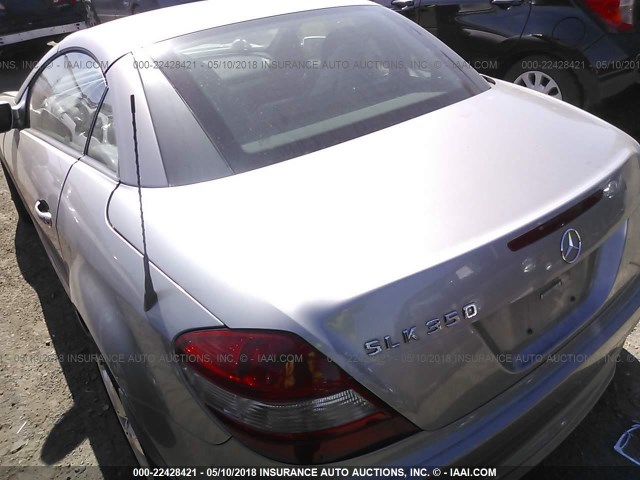 WDBWK56F95F034146 - 2005 MERCEDES-BENZ SLK 350 SILVER photo 3