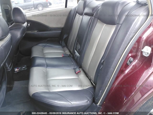 1N4AL11D22C196226 - 2002 NISSAN ALTIMA S/SL BURGUNDY photo 8