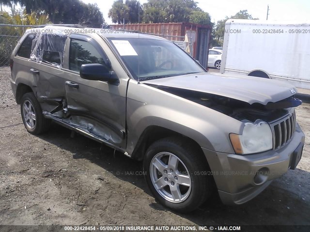 1J4GR48K36C166404 - 2006 JEEP GRAND CHEROKEE LAREDO/COLUMBIA/FREEDOM 金色 照片 1