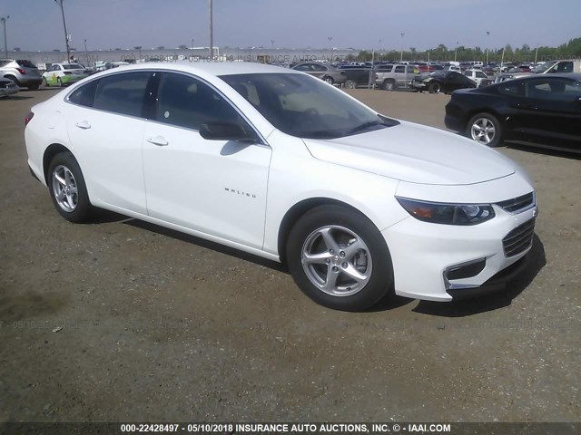 1G1ZB5ST1JF193224 - 2018 CHEVROLET MALIBU LS 白色 照片 1