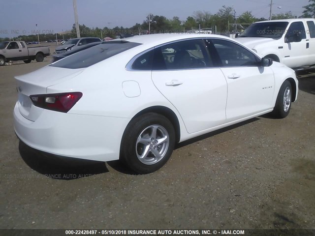 1G1ZB5ST1JF193224 - 2018 CHEVROLET MALIBU LS 白色 照片 4