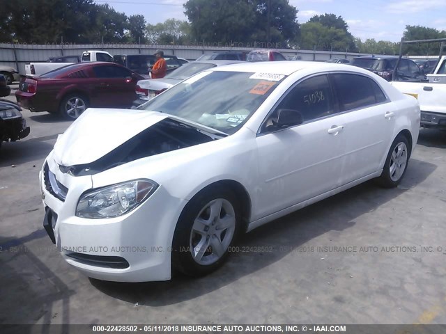1G1ZB5E04CF329138 - 2012 CHEVROLET MALIBU LS 白色 照片 2