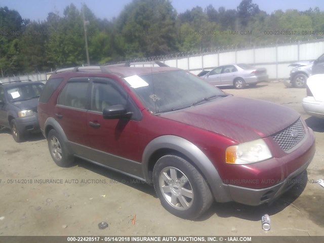 1FMZK01125GA19118 - 2005 FORD FREESTYLE SE MAROON photo 1