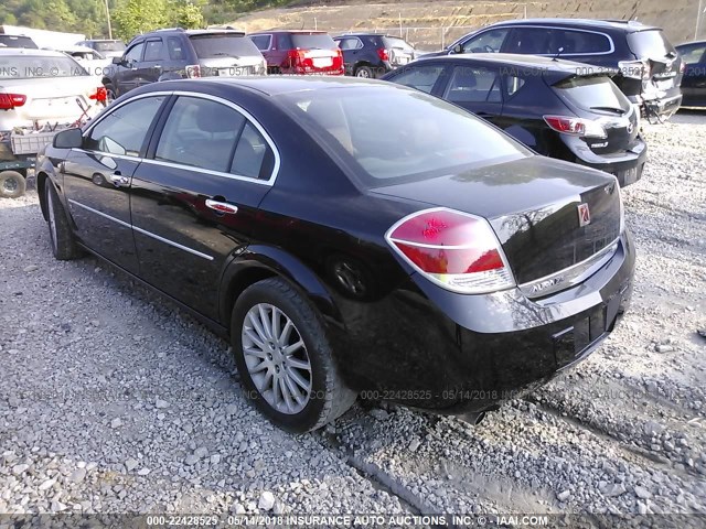 1G8ZV57737F159802 - 2007 SATURN AURA XR BLACK photo 3