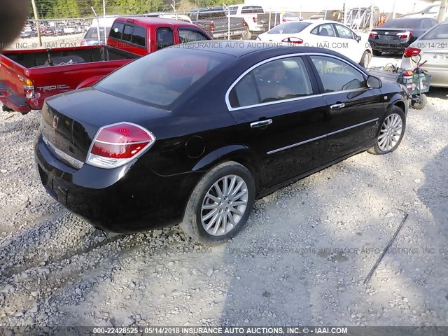 1G8ZV57737F159802 - 2007 SATURN AURA XR BLACK photo 4