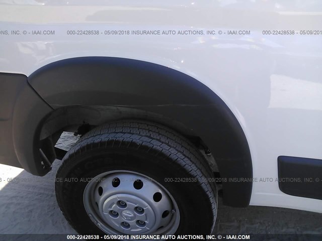 3C6TRVAG4JE109878 - 2018 RAM PROMASTER 1500 1500 STANDARD WHITE photo 6