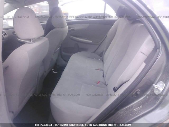 JTDBU4EE3B9163023 - 2011 TOYOTA COROLLA S/LE GRAY photo 8