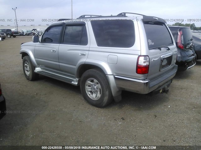 JT3HN86R820377773 - 2002 TOYOTA 4RUNNER SR5 SILVER photo 3