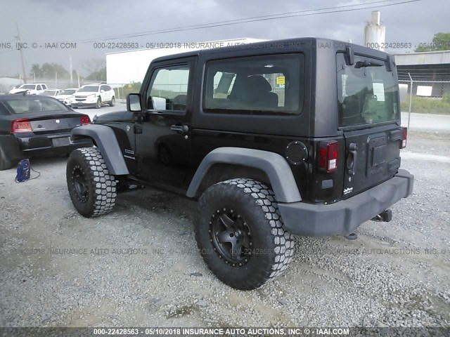 1J4AA2D16BL622937 - 2011 JEEP WRANGLER SPORT 黑色 照片 3