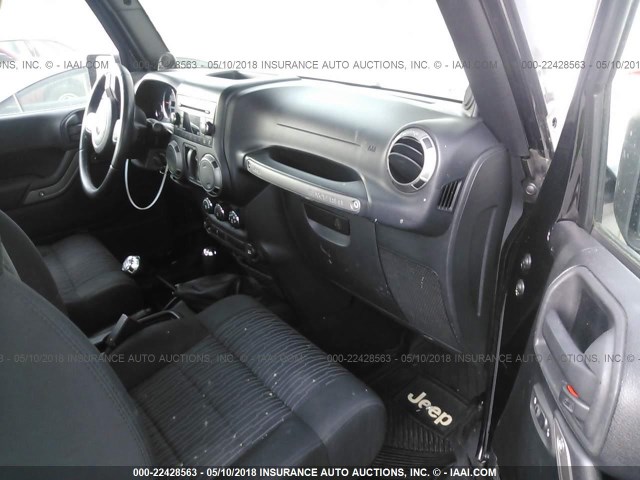 1J4AA2D16BL622937 - 2011 JEEP WRANGLER SPORT BLACK photo 5