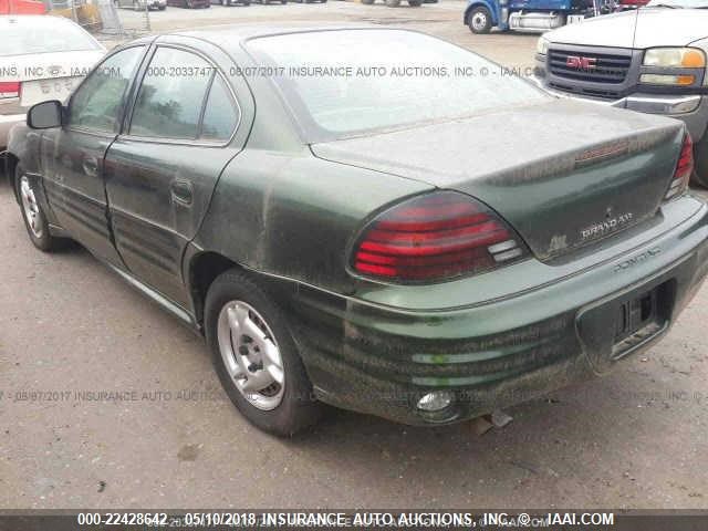 1G2NF52T0YC565596 - 2000 PONTIAC GRAND AM SE1 GREEN photo 3