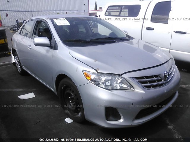 5YFBU4EE0DP175868 - 2013 TOYOTA COROLLA S/LE SILVER photo 1