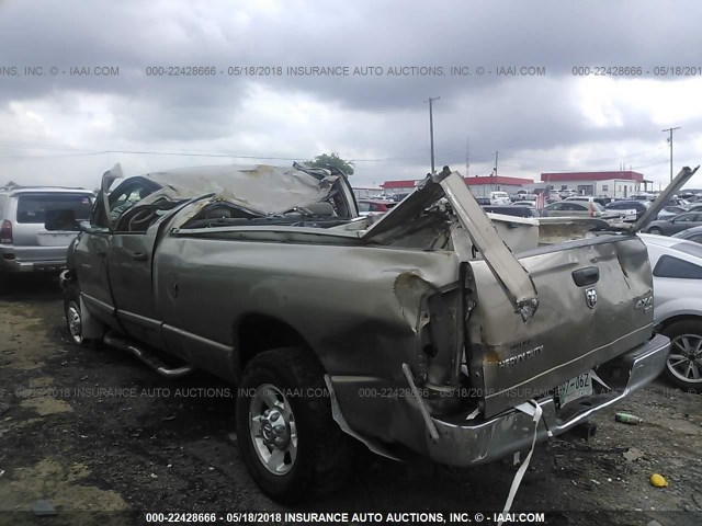 1D7KS28C46J214608 - 2006 DODGE RAM 2500 ST/SLT 金色 照片 3