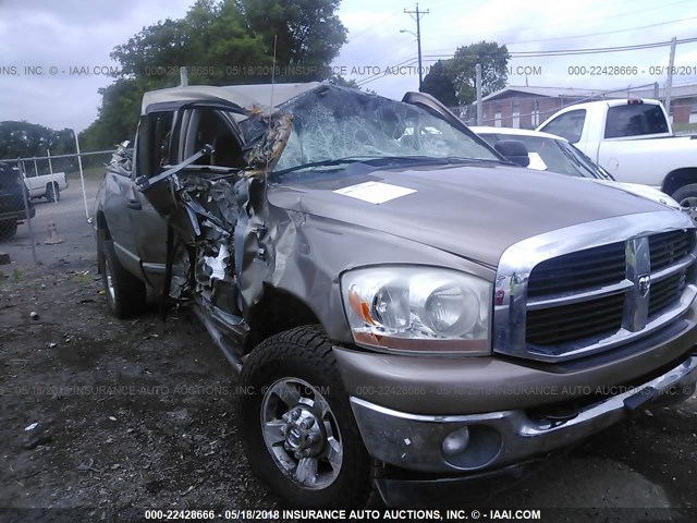 1D7KS28C46J214608 - 2006 DODGE RAM 2500 ST/SLT 金色 照片 6